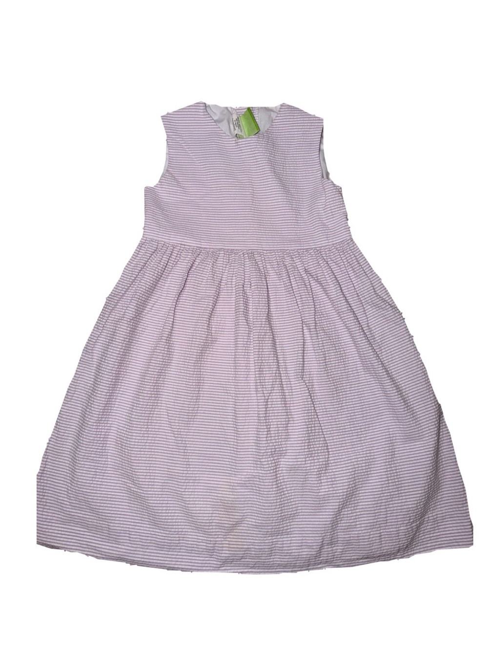 Girls' Lavender Striped Sleeveless